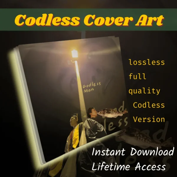 "Godless Man" Cover Art (Codless Man Version)